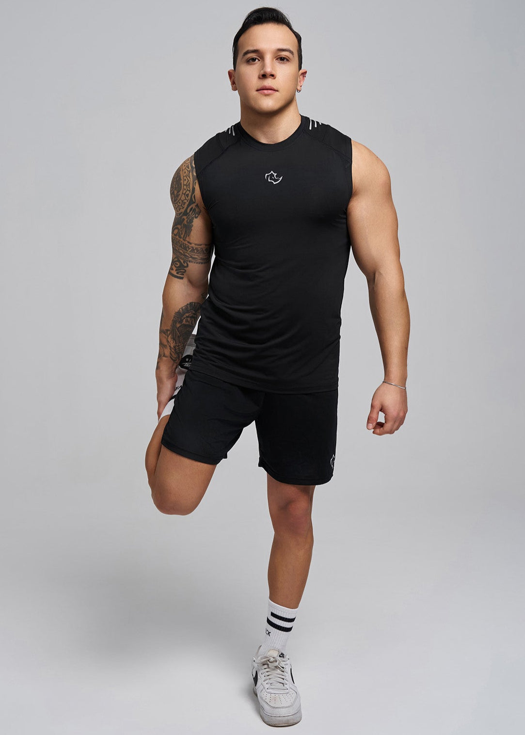 COMPRESSION FIT Tank CORE TANK - MIDNIGHT BLACK
