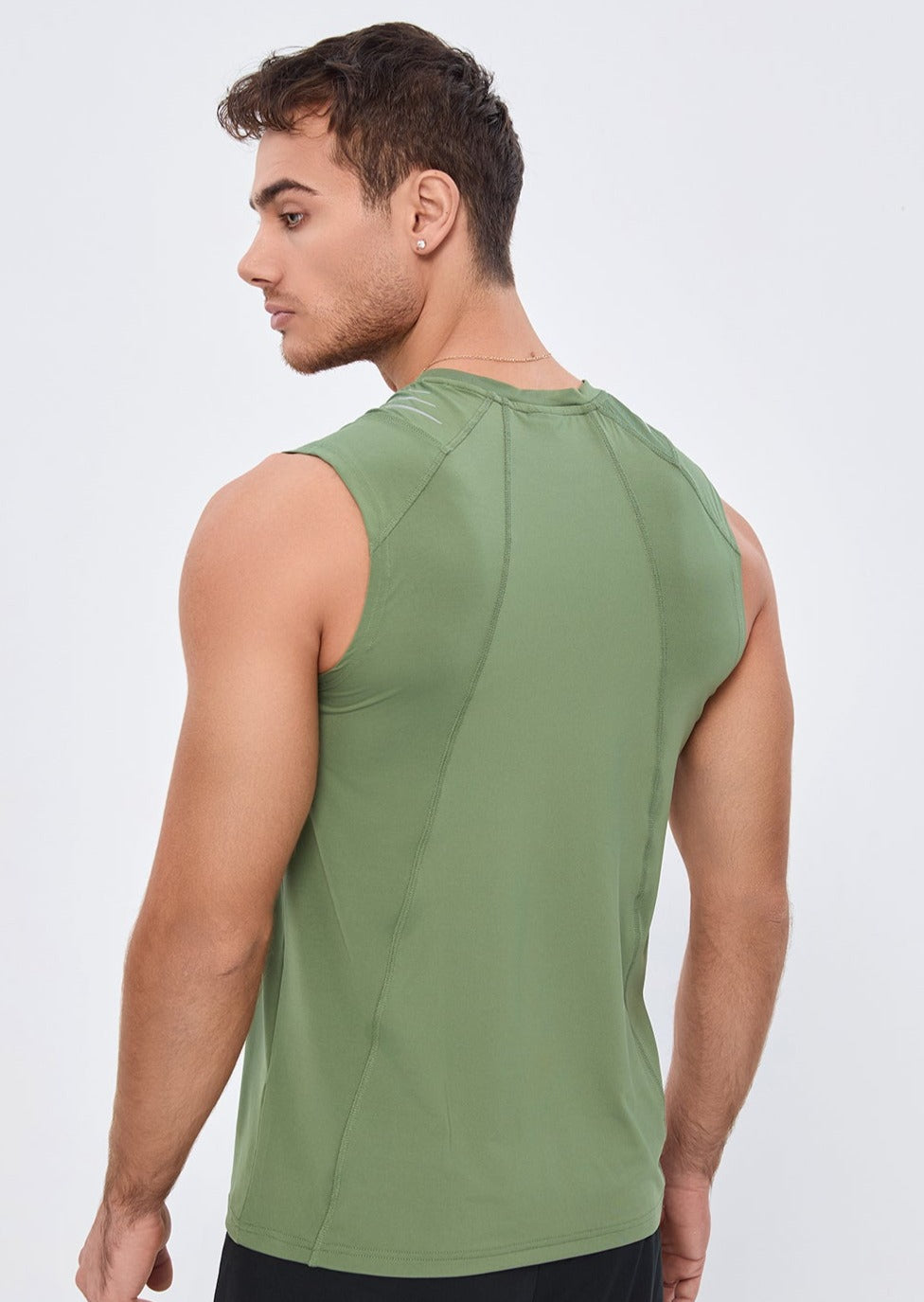 COMPRESSION FIT Tank CORE TANK - SAGE GREEN