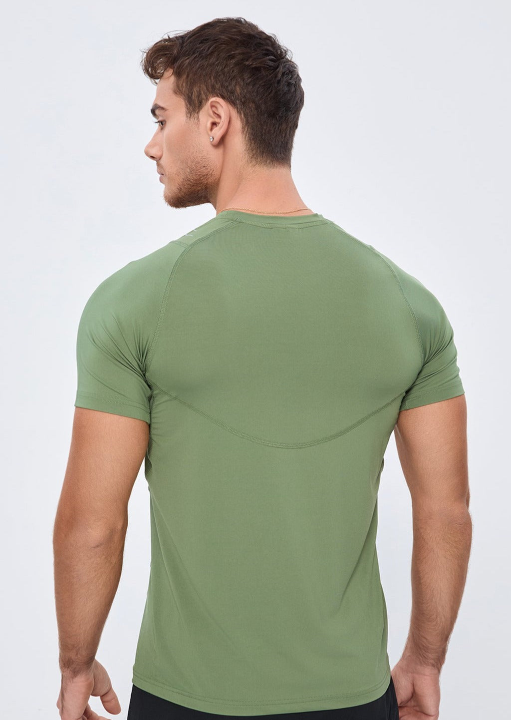 COMPRESSION FIT Tshirts CORE TEE - SAGE GREEN