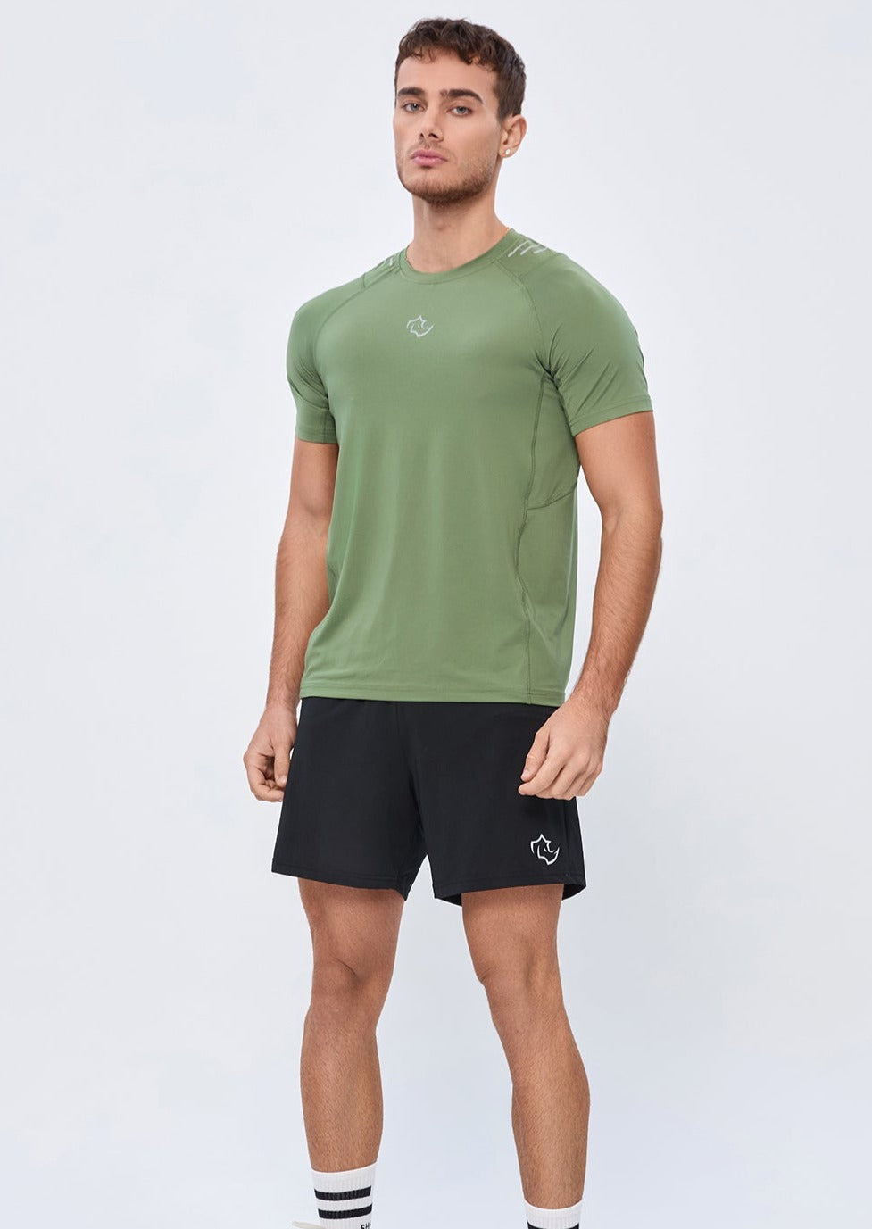 COMPRESSION FIT Tshirts CORE TEE - SAGE GREEN