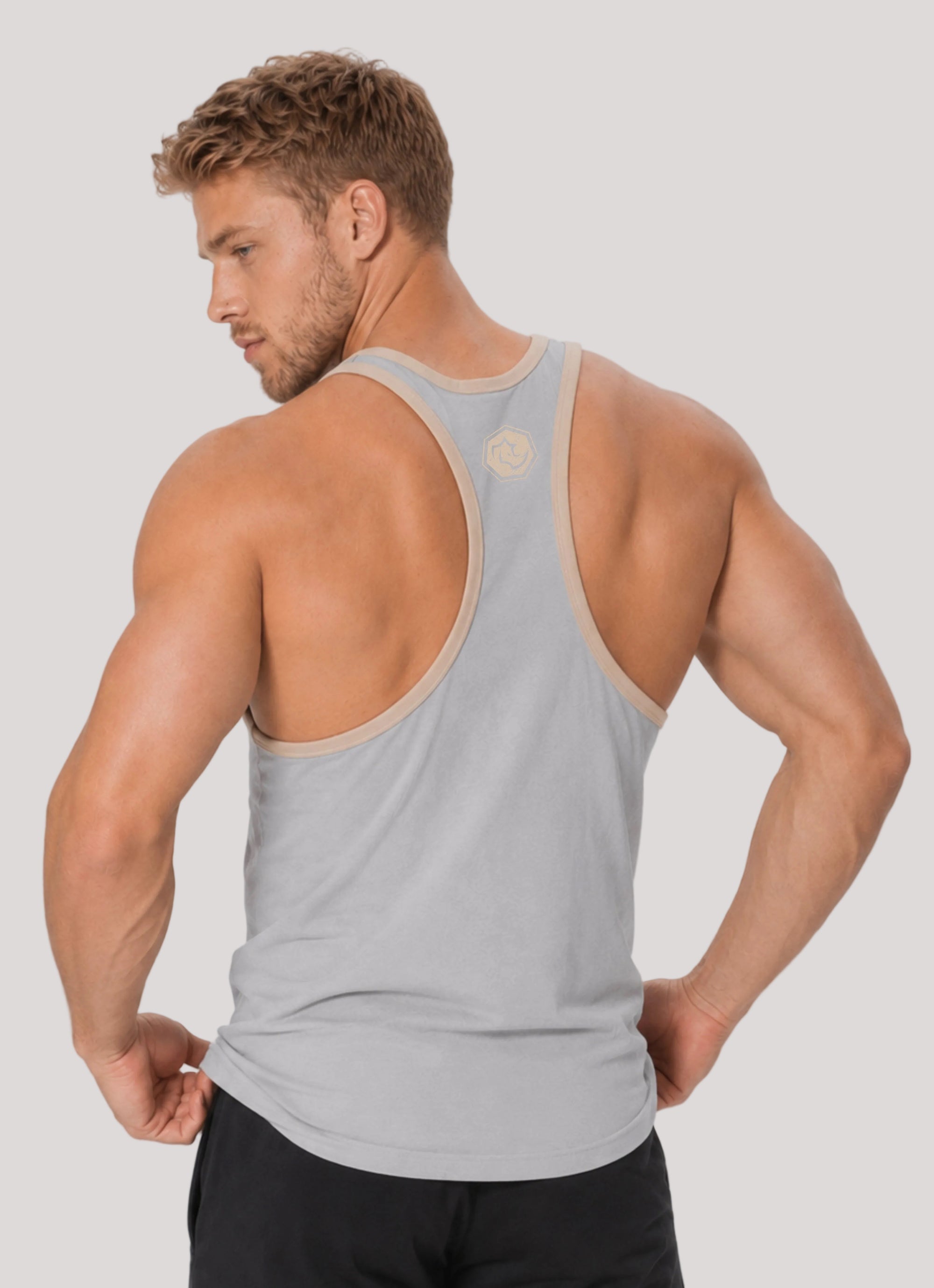 GREY Tank WRECK THE WORLD STRINGER