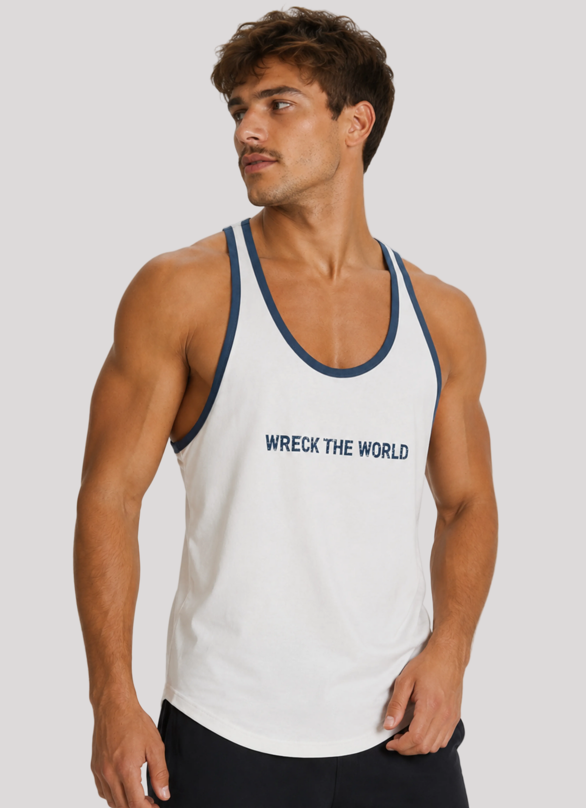 LE BLANC Tank WRECK THE WORLD STRINGER
