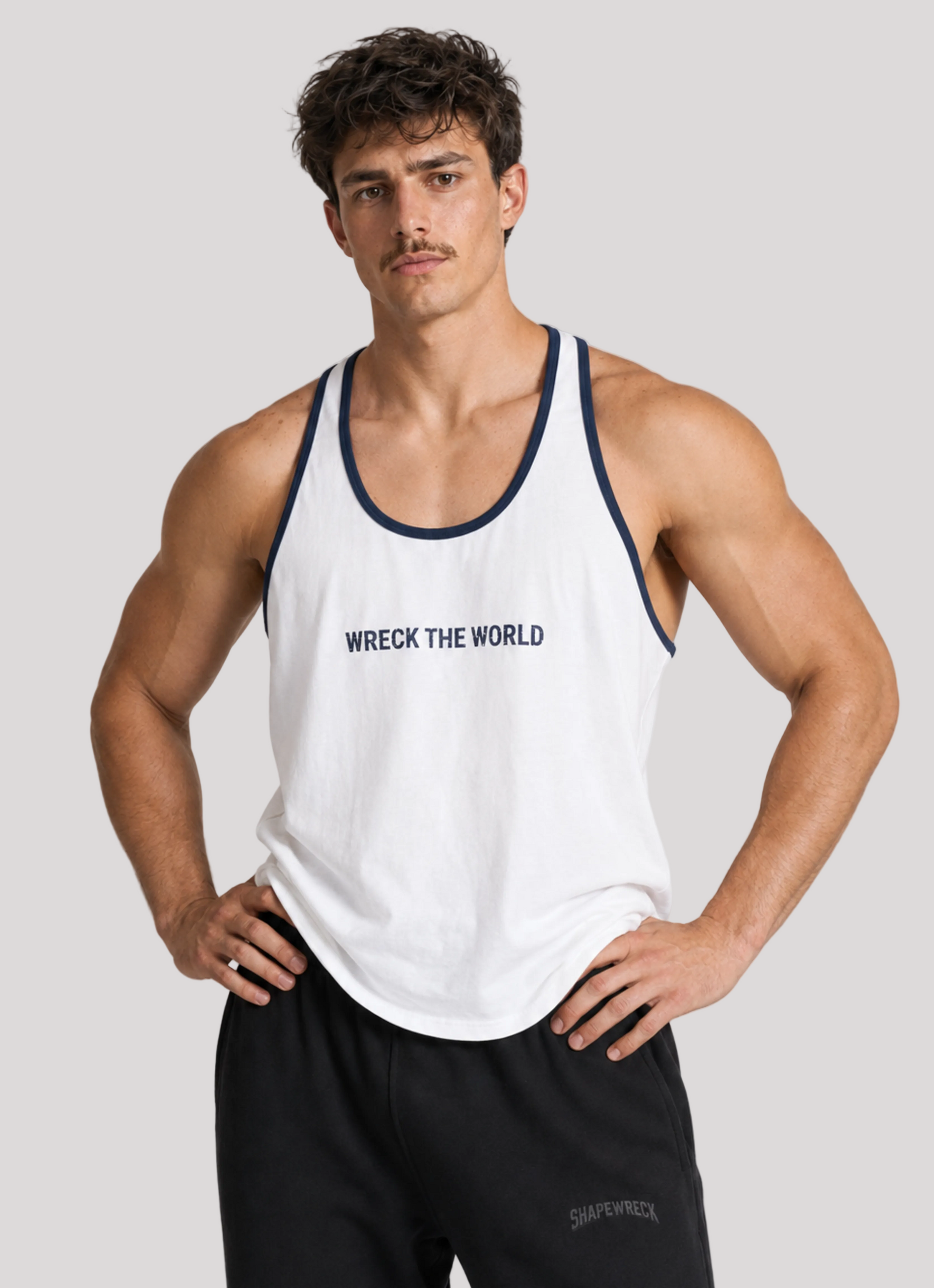 LE BLANC Tank WRECK THE WORLD STRINGER