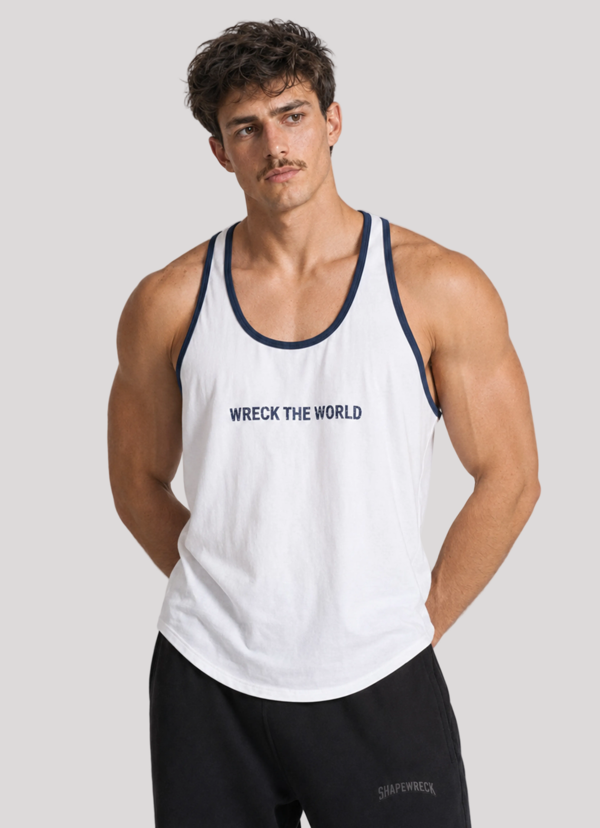 LE BLANC Tank WRECK THE WORLD STRINGER