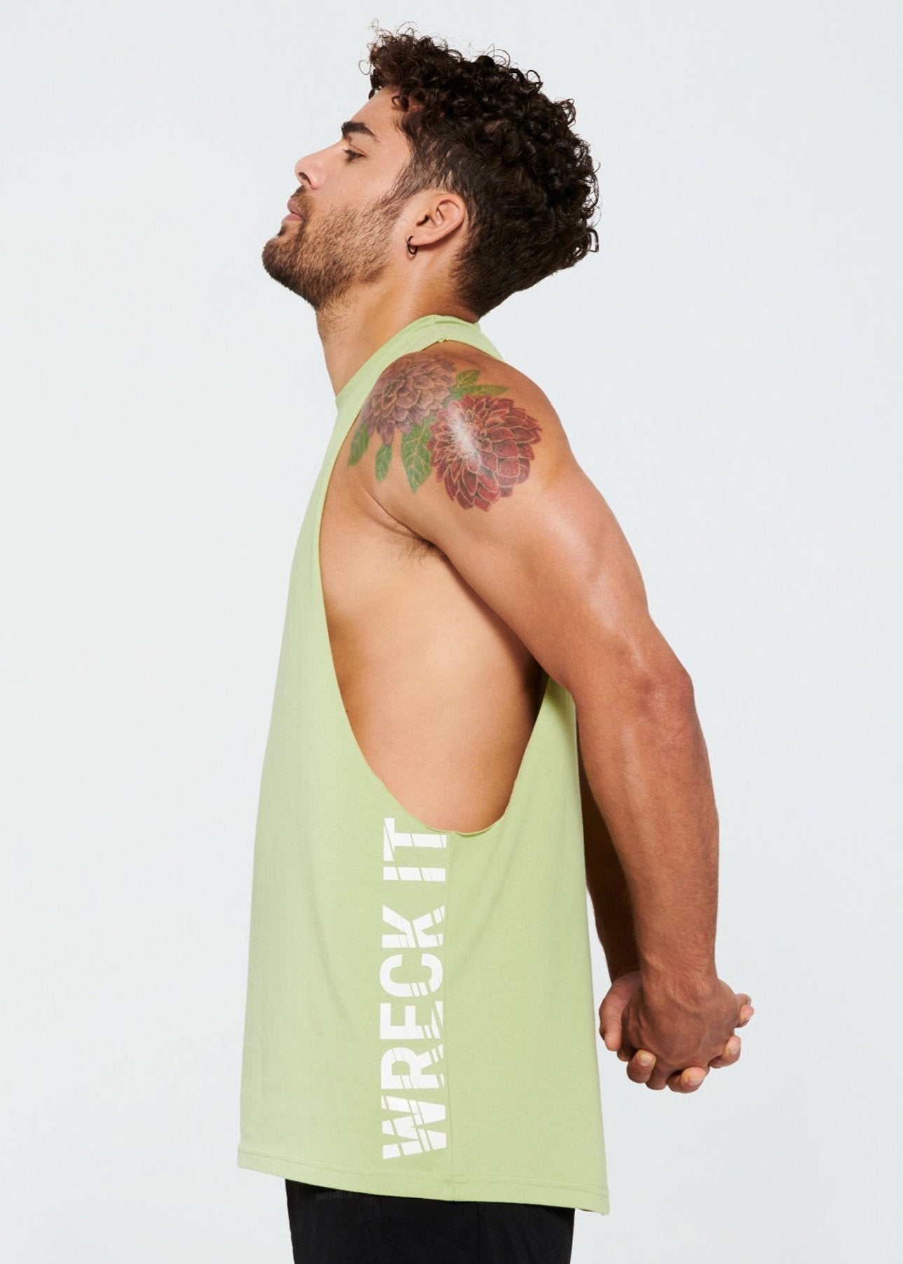 LOOSE FIT Tank OUTLET - WRECK IT TANK - PISTACHIO (Açıklamayı İncele)