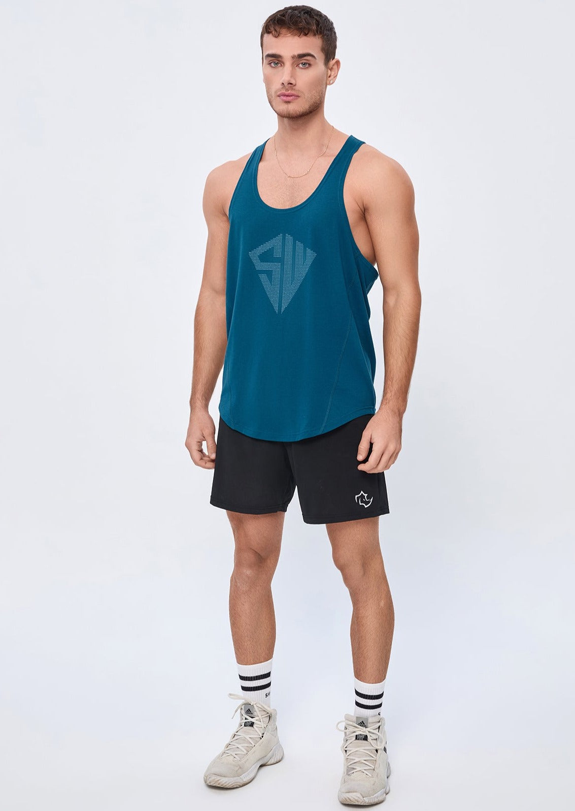 LOOSE FIT Tshirts SW STRINGER - MOROCCAN BLUE