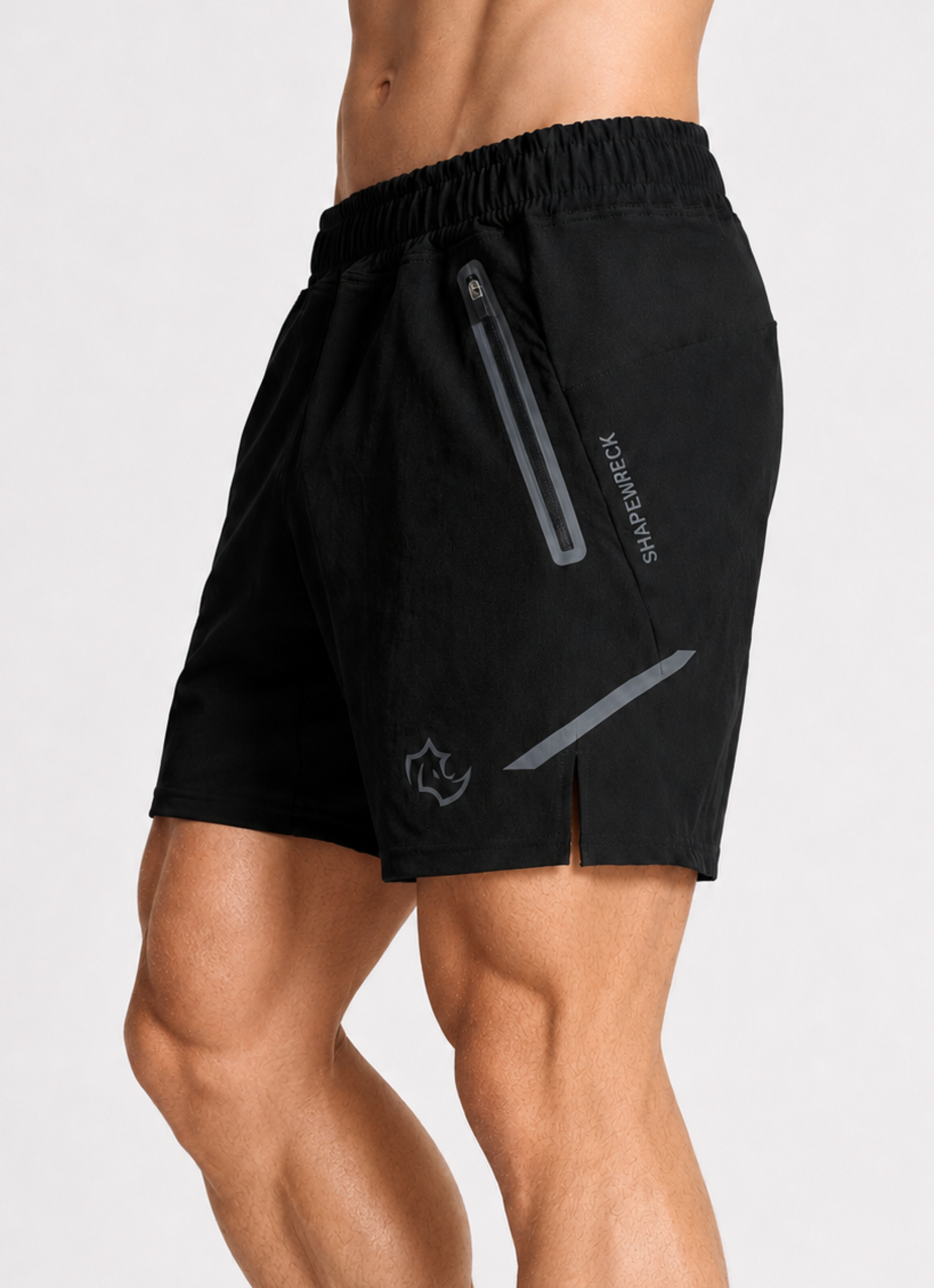 MIDNIGHT BLACK Shorts AXON SHORTS