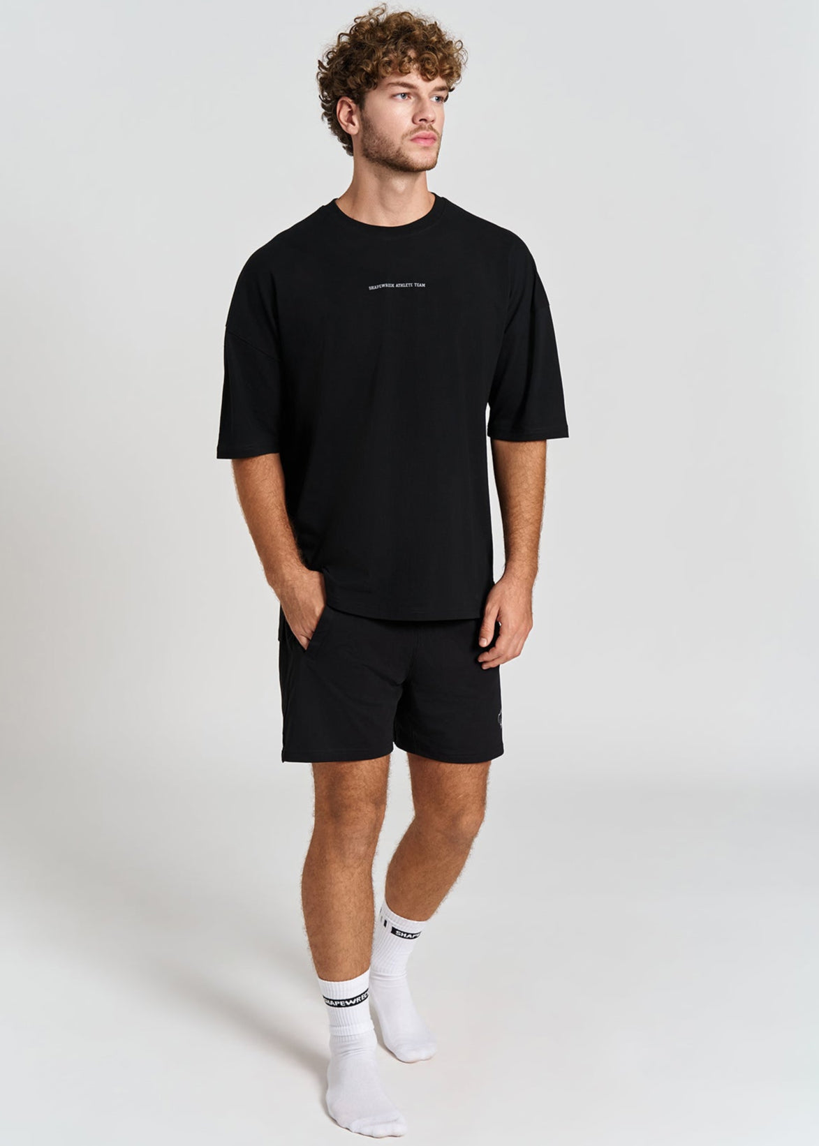 MIDNIGHT BLACK Tshirt SWAT OVERSIZED TEE