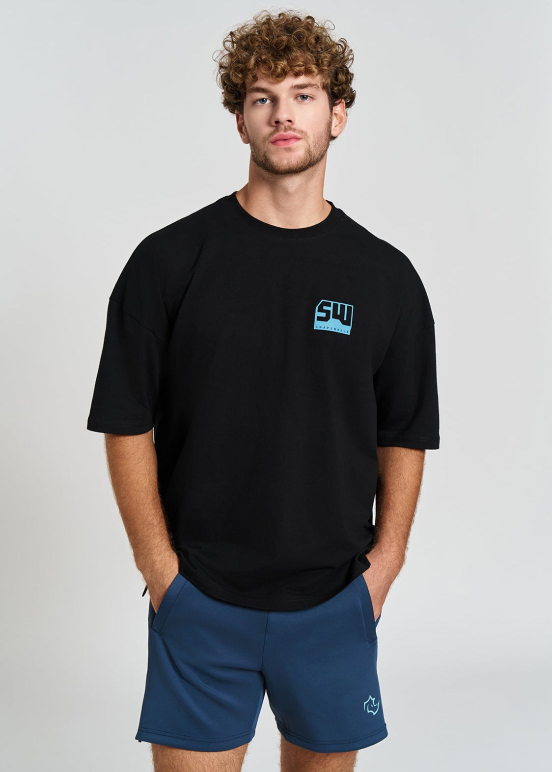 MIDNIGHT BLACK Tshirt WRECK THE WORLD OVERSIZED TEE