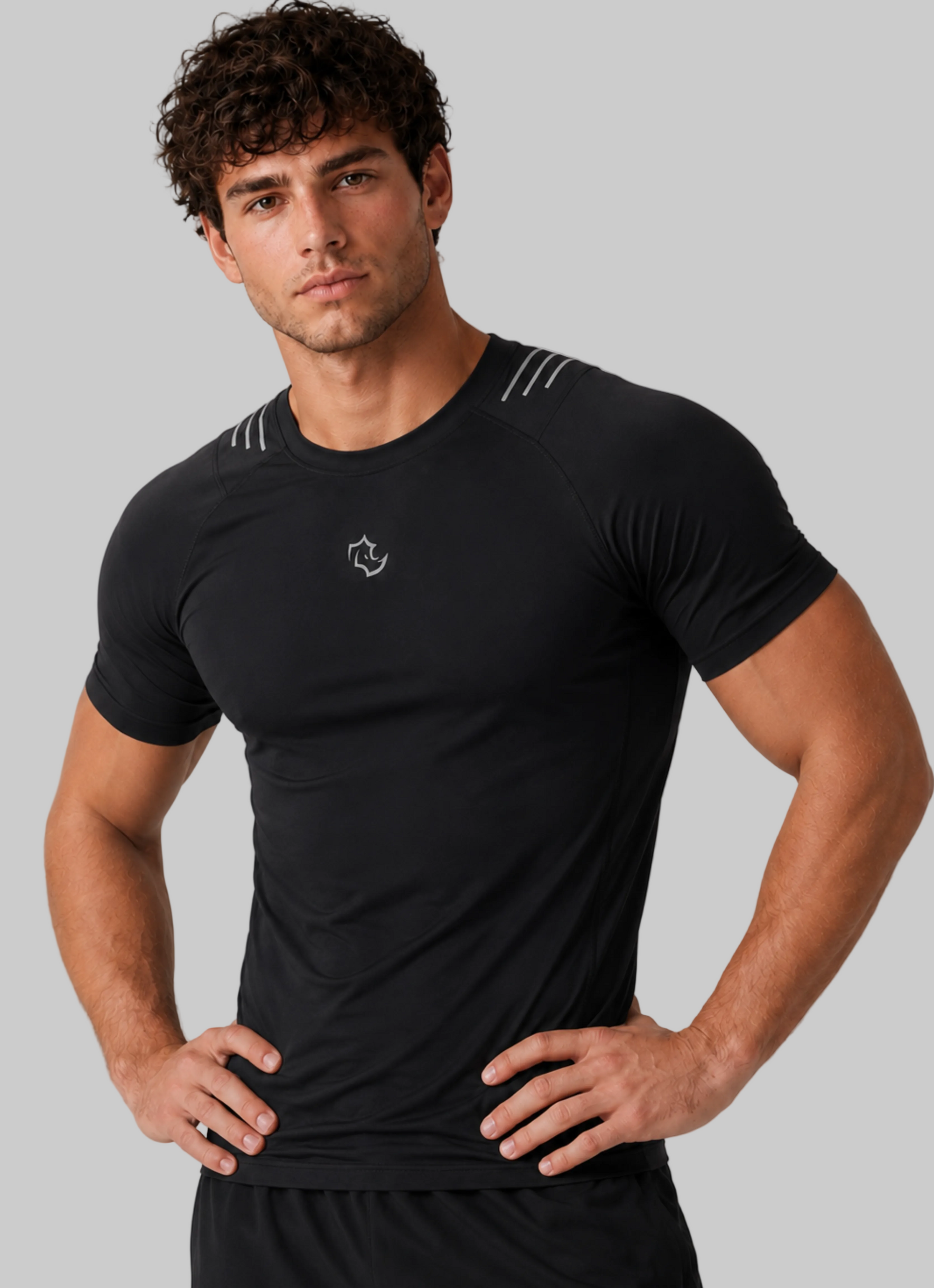 MIDNIGHT BLACK Tshirts CORE TEE