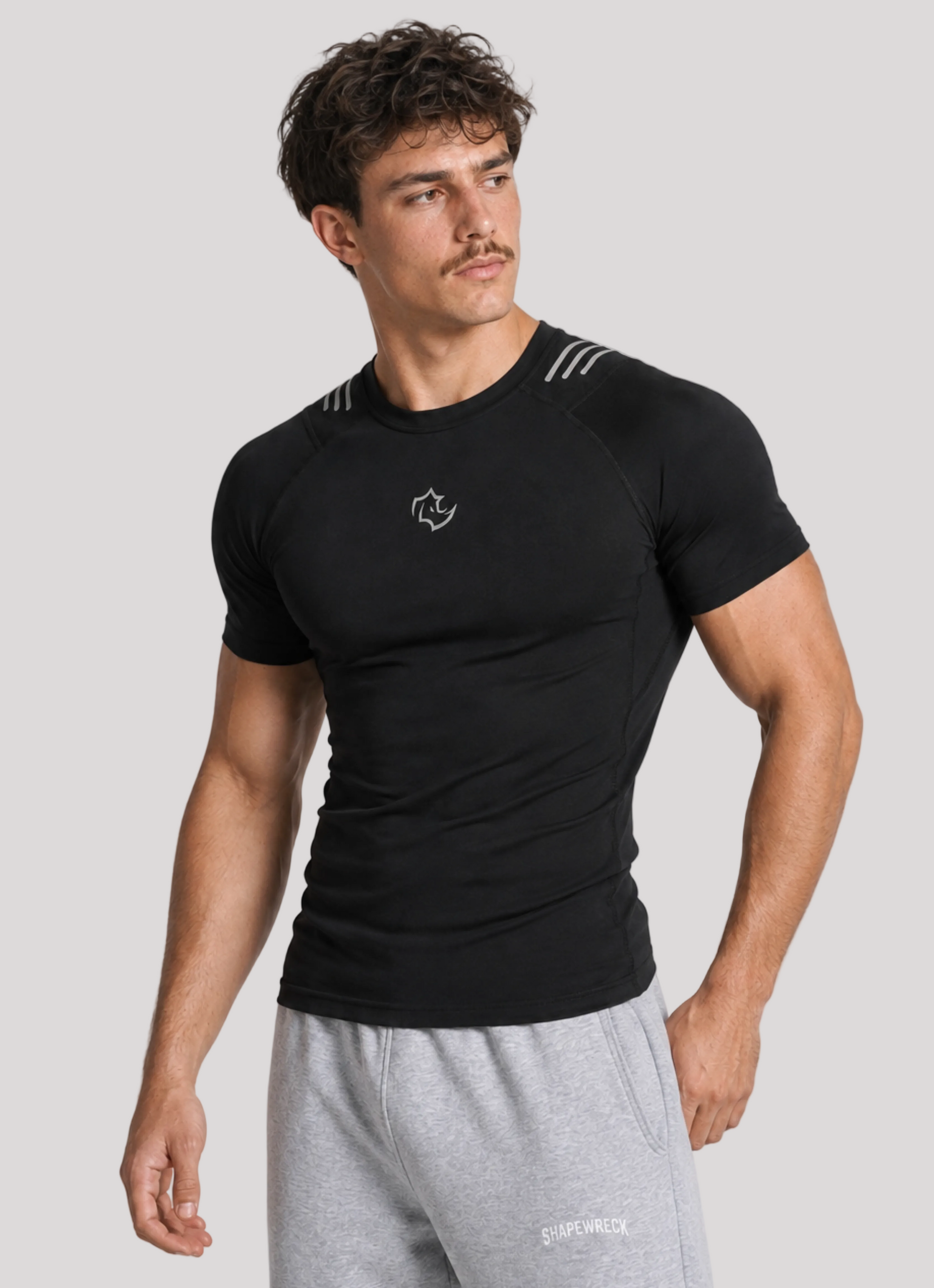 MIDNIGHT BLACK Tshirts CORE TEE