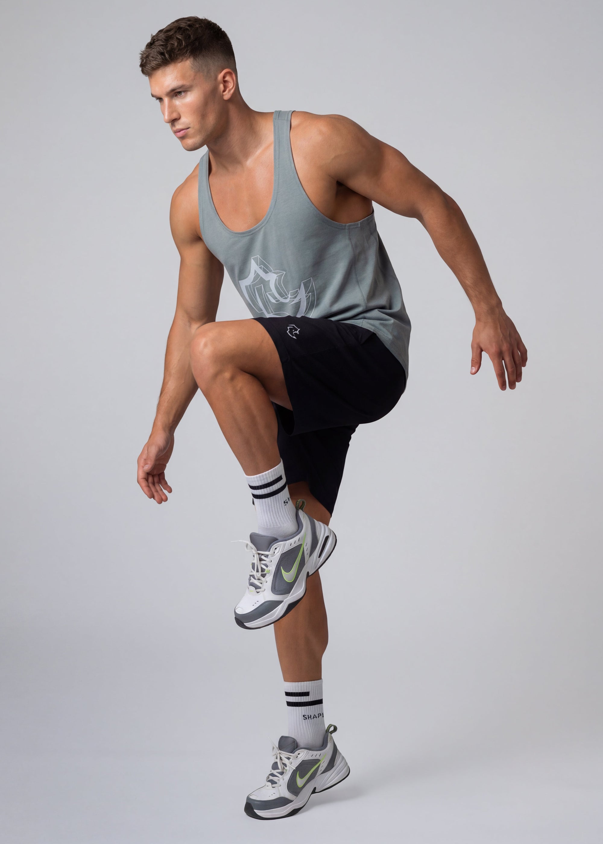MOON GREY Tshirts 3D RHINO STRINGER