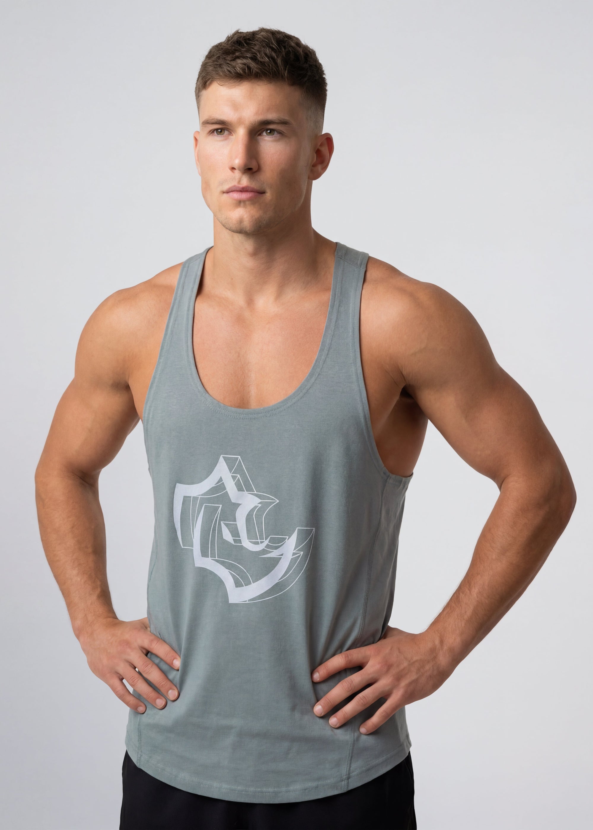 MOON GREY Tshirts 3D RHINO STRINGER