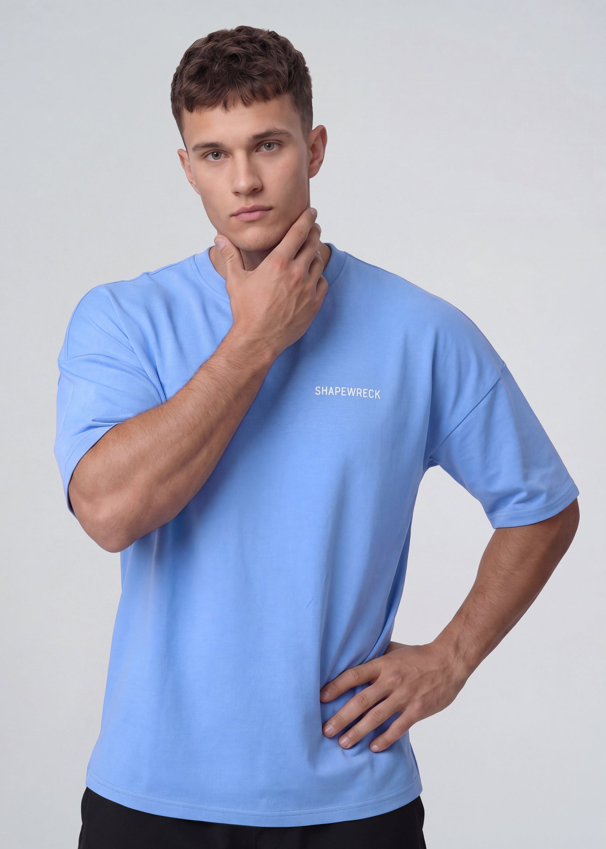 PERSIAN BLUE Oversize Tshirts X OVERSIZED TEE