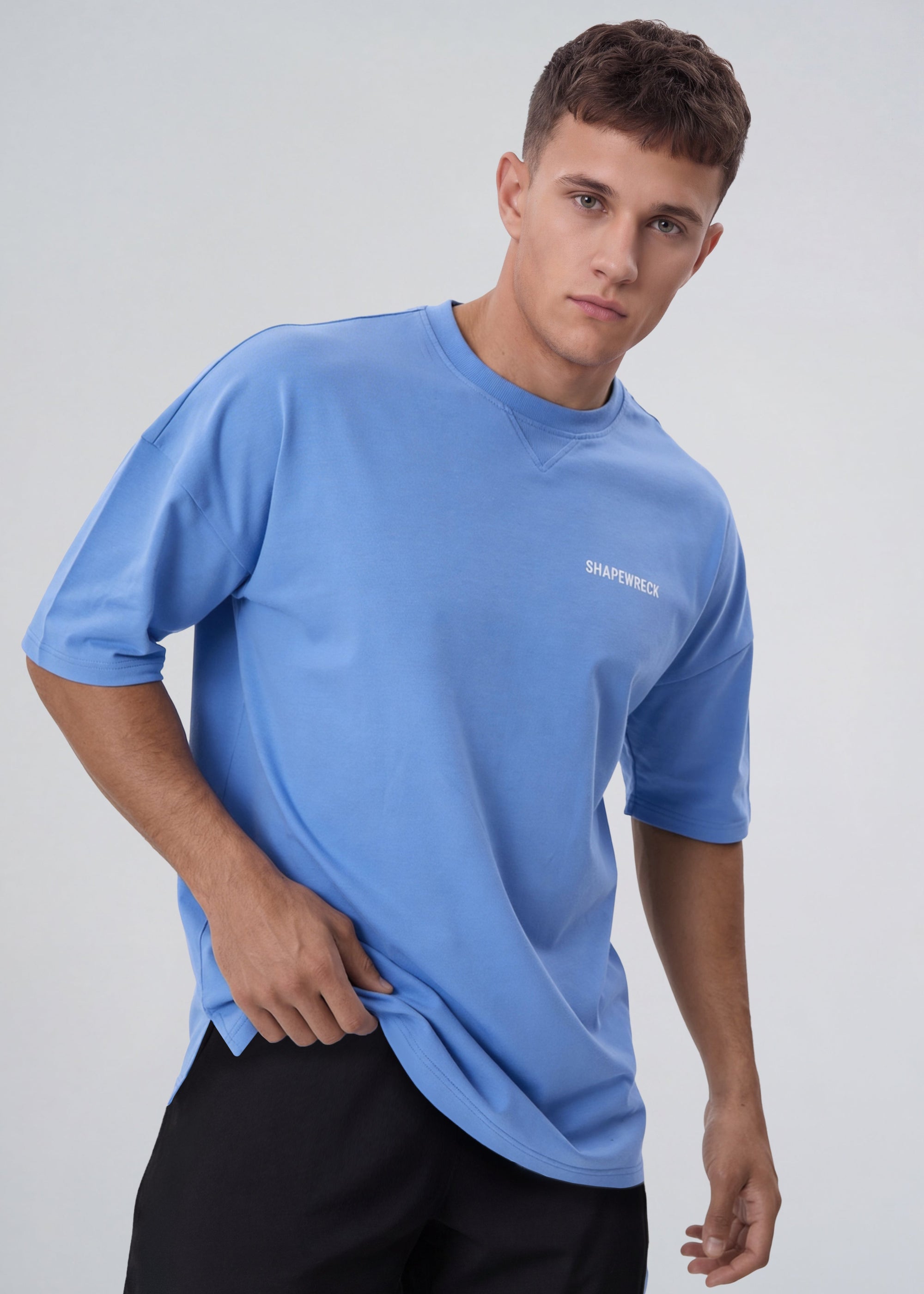 PERSIAN BLUE Oversize Tshirts X OVERSIZED TEE