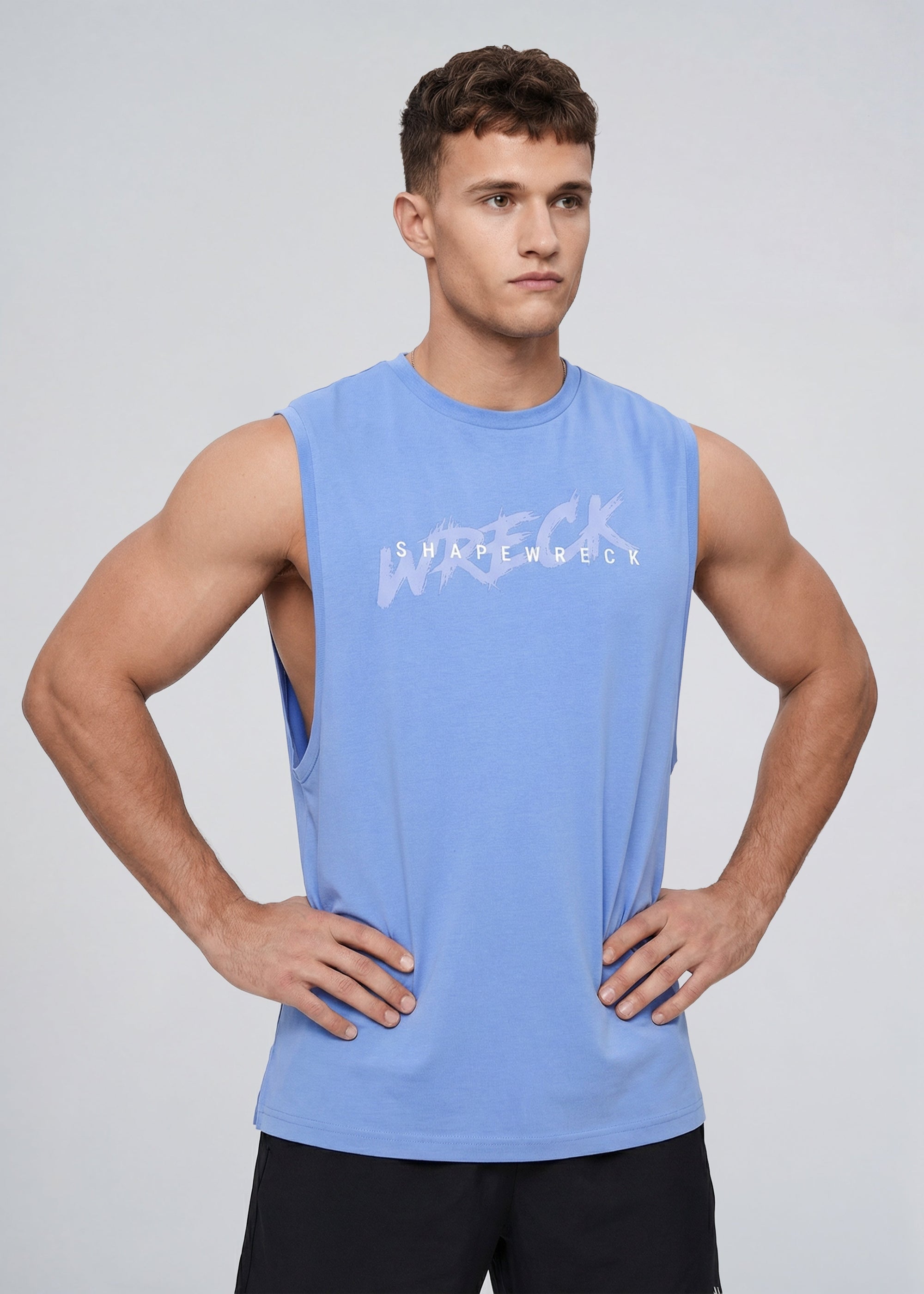 PERSIAN BLUE Tank WRECK TANK