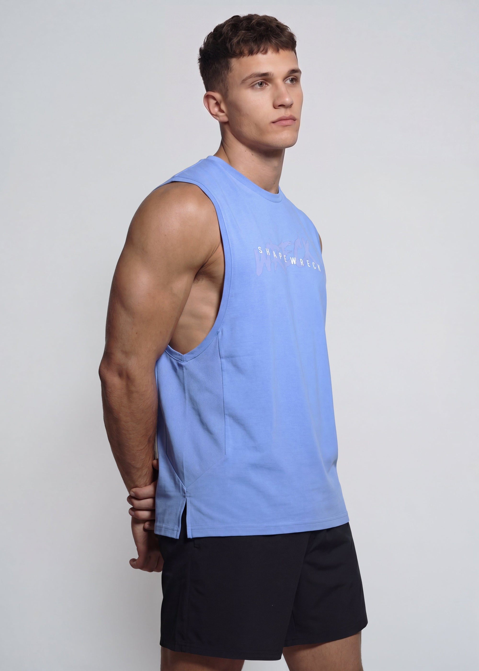 PERSIAN BLUE Tank WRECK TANK