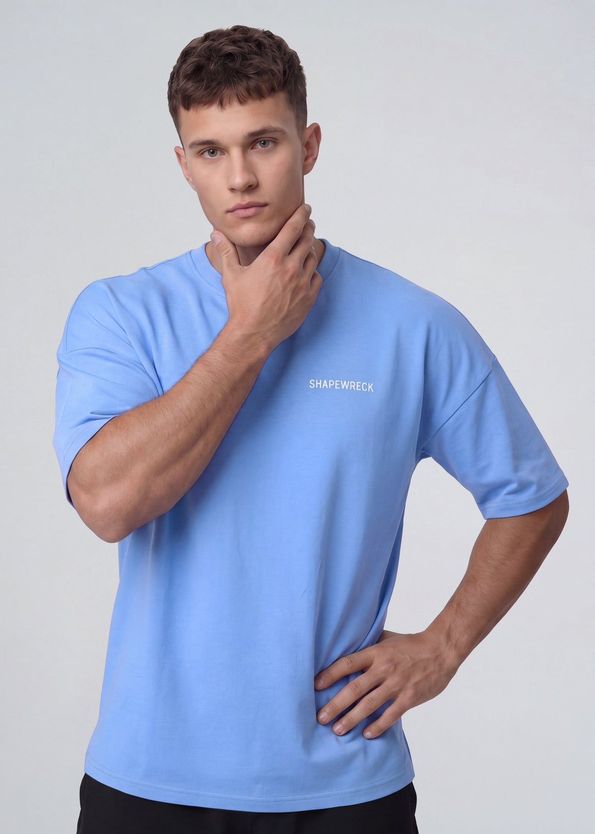 PERSIAN BLUE 🎁 X OVERSIZED TEE (100% off)