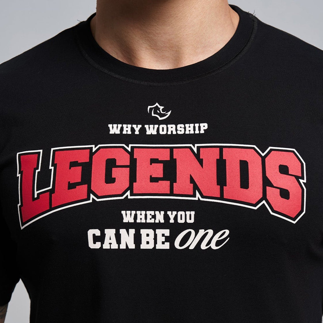RELAXED FIT Tshirt LEGENDS TSHIRT - BLACK