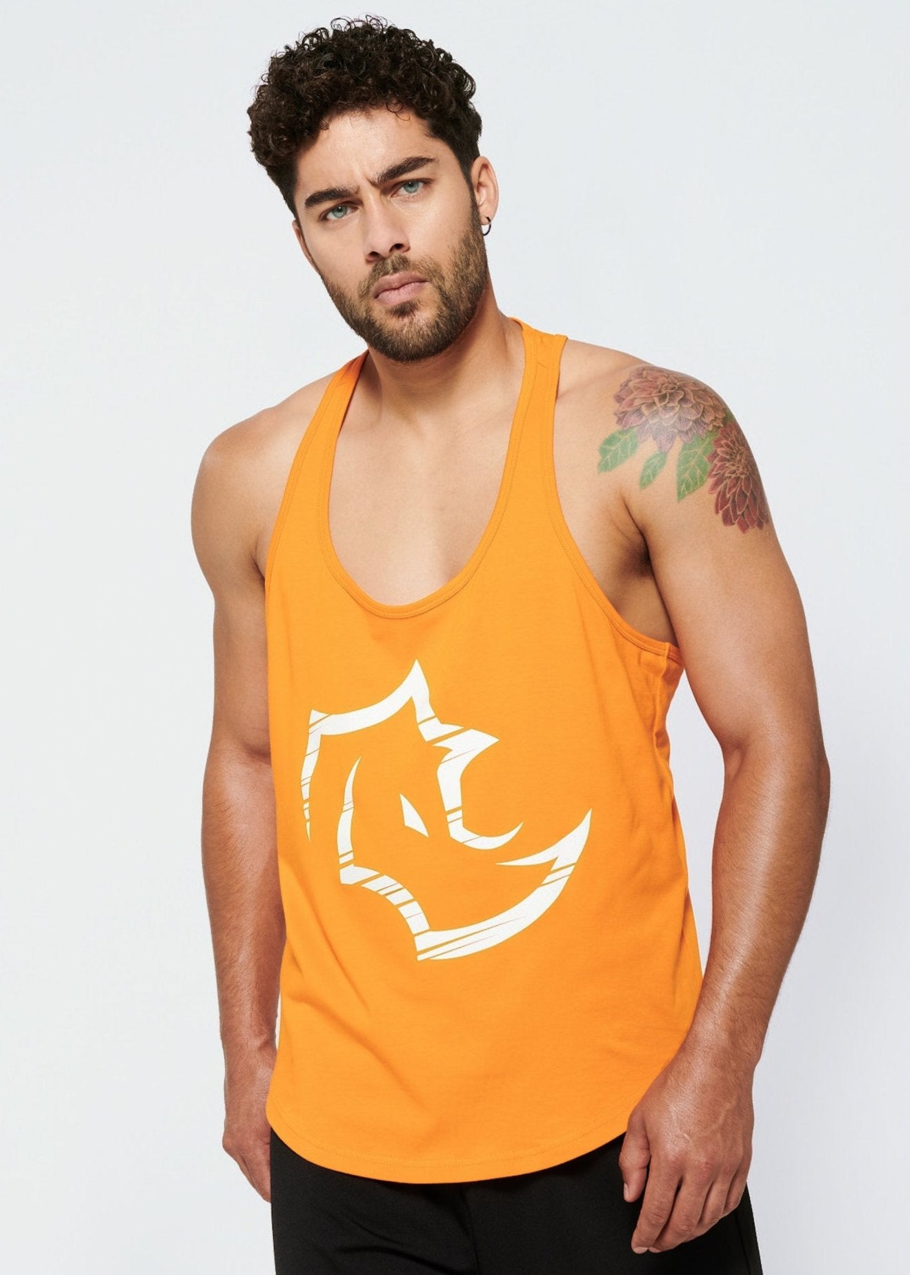 SLIM FIT Tank OUTLET - STRINGER - EXOTIC ORANGE (Açıklamayı İncele)