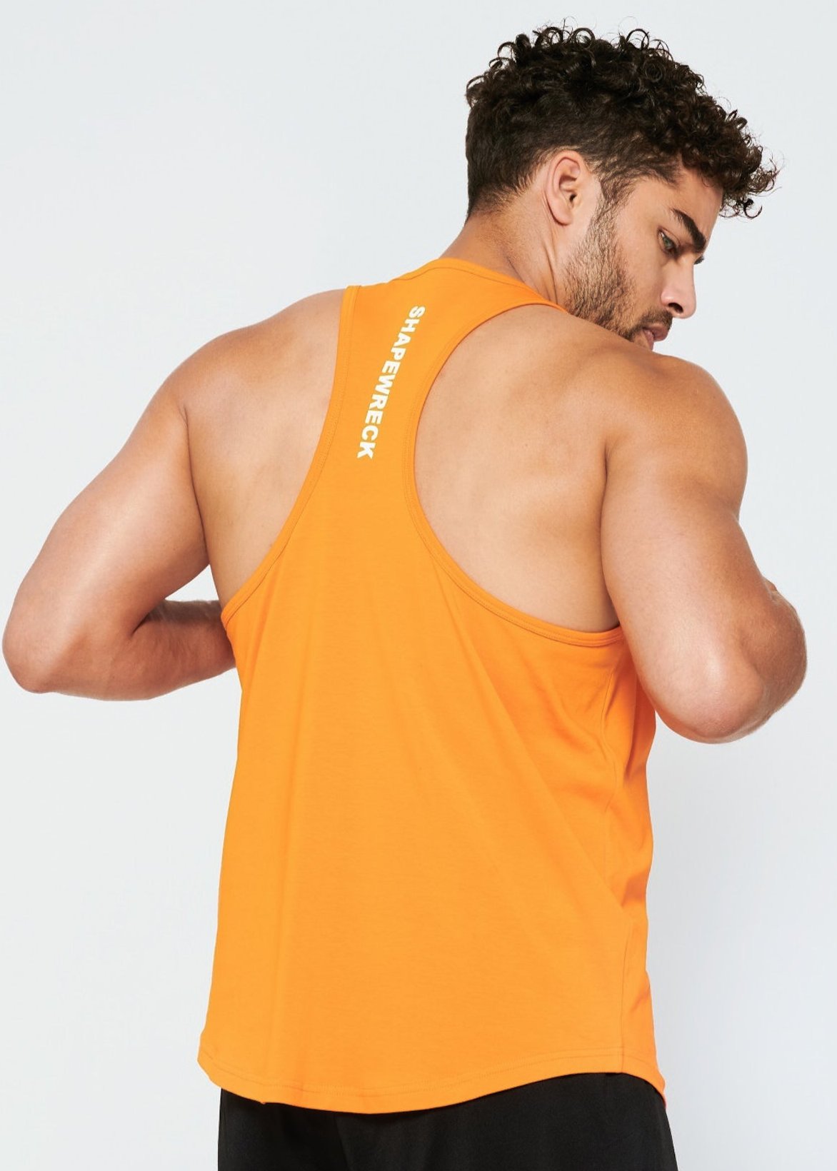 SLIM FIT Tank OUTLET - STRINGER - EXOTIC ORANGE (Açıklamayı İncele)