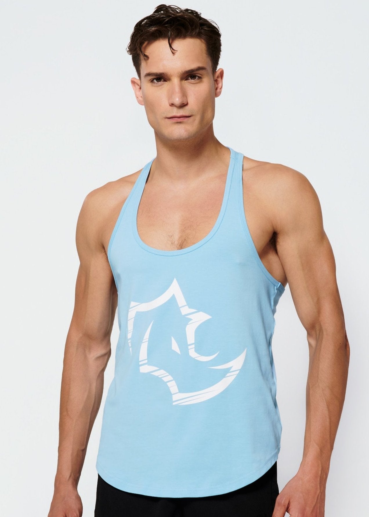 SLIM FIT Tank OUTLET - STRINGER - SKY BLUE (Açıklamayı İncele)