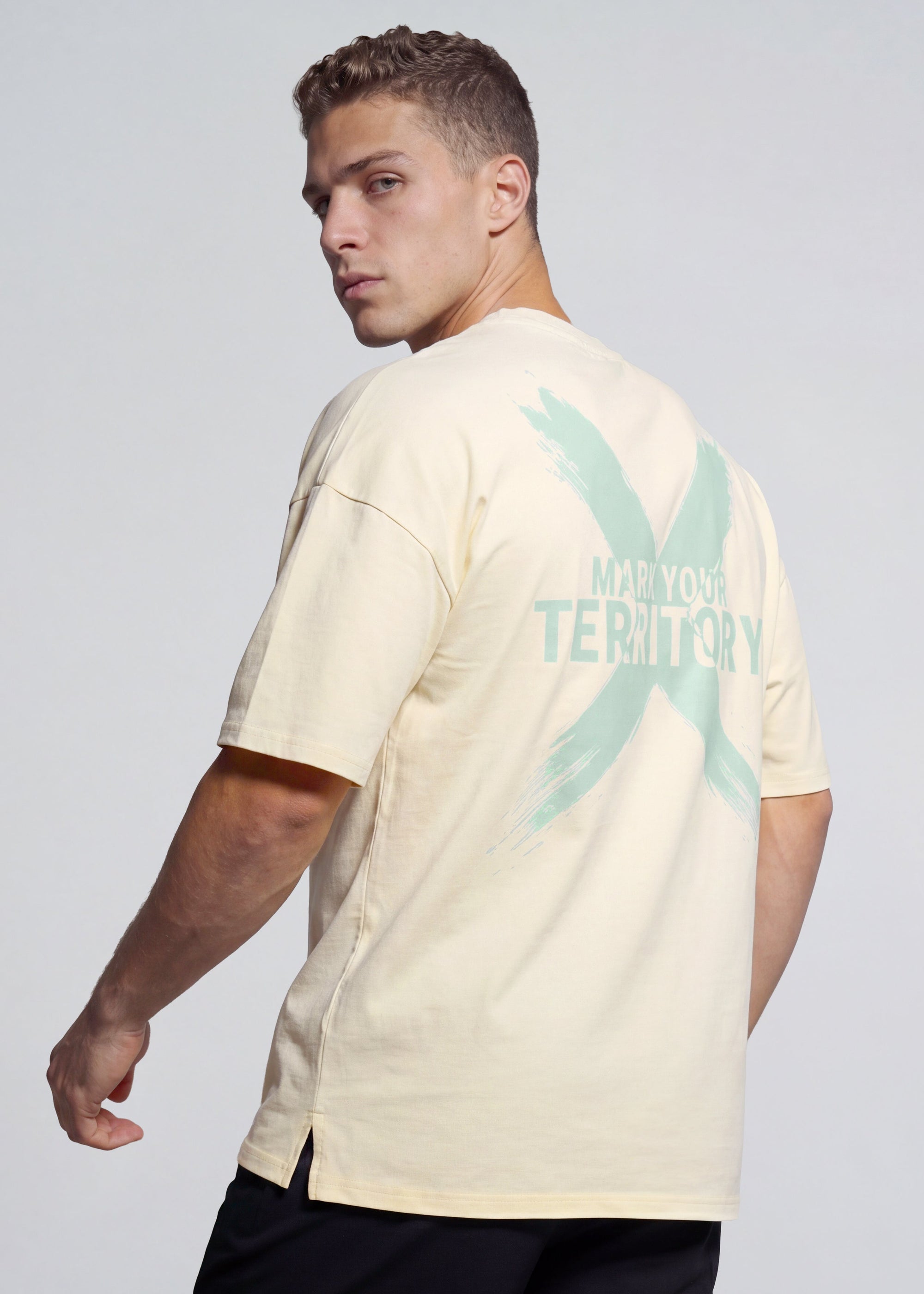 TRANSPARENT YELLOW Oversize Tshirts X OVERSIZED TEE